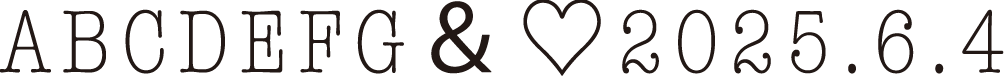 Engraving sample